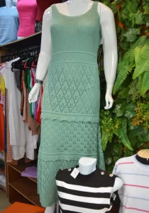 Vestido De Linha Verão Que Veste 38 ao 42